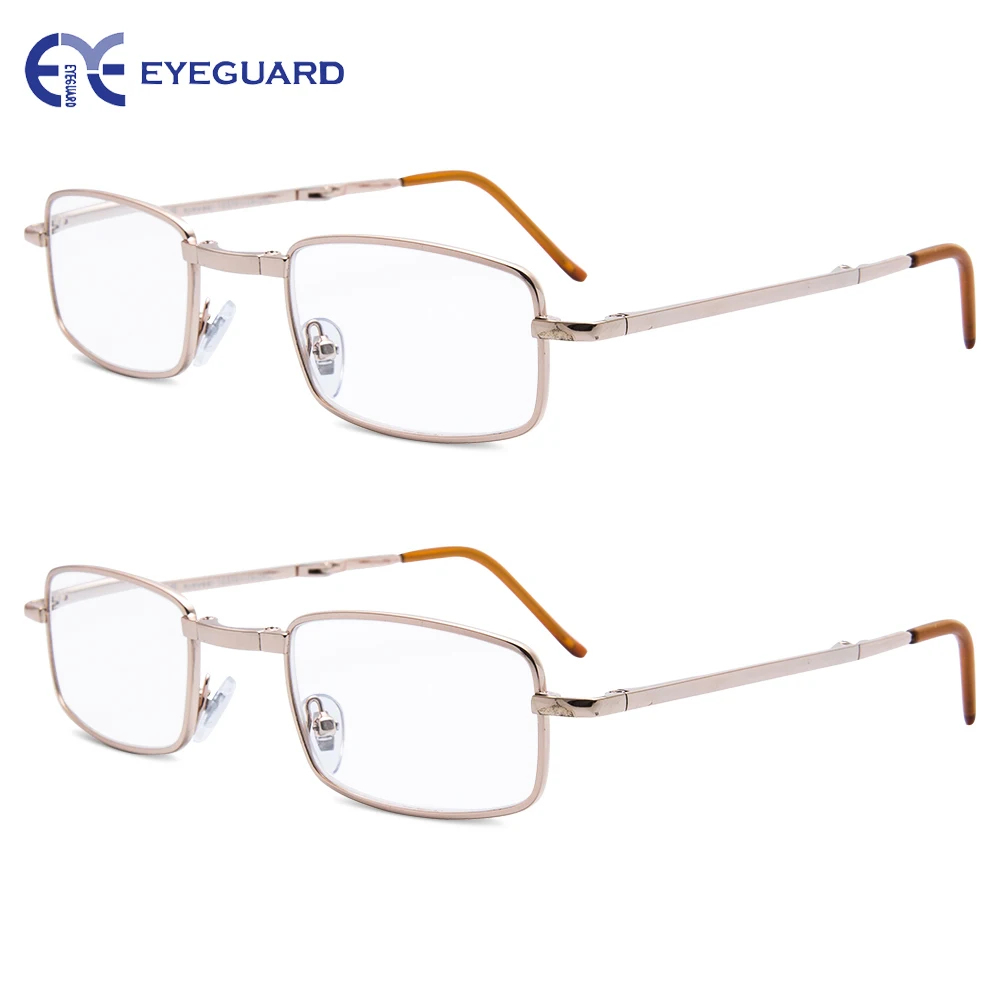 Очки для чтения EYEGUARD металлические складные считыватели классический мини
