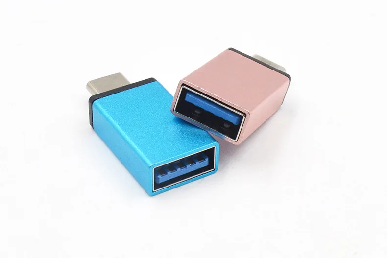 Адаптер Type c USB C OTG адаптер из алюминиевого сплава для телефона кабель передачи