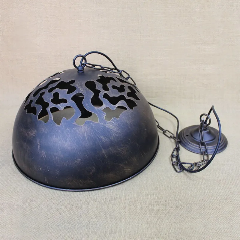 Винтажная промышленная полусферическая Подвесная лампа Reto большая для