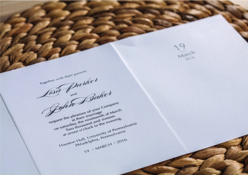 Персонализированные розовый Флора Дизайн сложил карты свадебные приглашения|lot