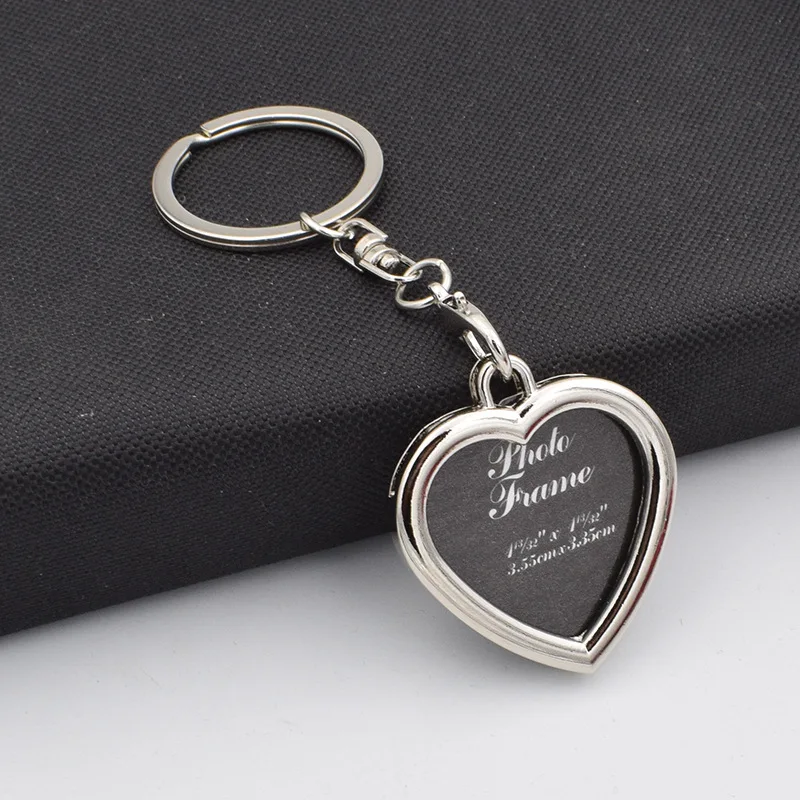 Valentines Day Gift Personalized Picture Frame Keychain Souvenir Wedding Gifts for Guests Bridesmaid Gift Party Favors Present