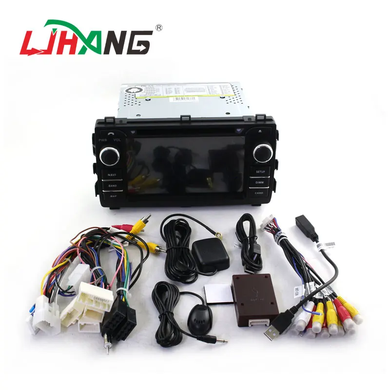 LJHANG 2 Din Android 10 автомобильный dvd-плеер для Toyota Auris 2013 2014 2015 WIFI Автомобильный