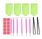 Набор аксессуаров для алмазной живописи 5D, вышивка крестиком, ручка для вышивки, набор инструментов для мозаичный клей, набор пинцетов