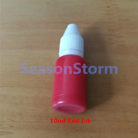 Red Stamp Ink 4 шт./компл. дикий лес оттиск животного DIY игрушка светочувствительное уплотнение смешной планировщик для скрапбукинга штампы и штампы для изготовления карт - Цвет: Red Stamp Ink