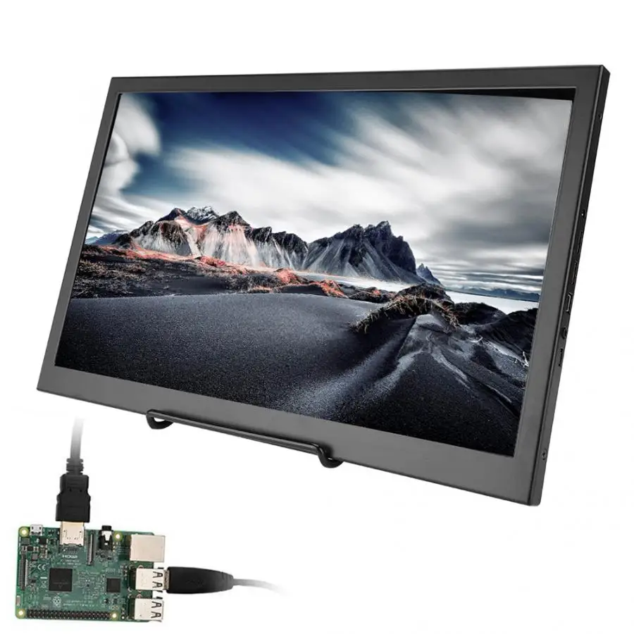 15,6 дюймов 4K 3840*2160 UHD Ультратонкий Монитор широкоугольный WLED ips экран для Raspberry Pi портативный монитор Mini HDMI DP порт