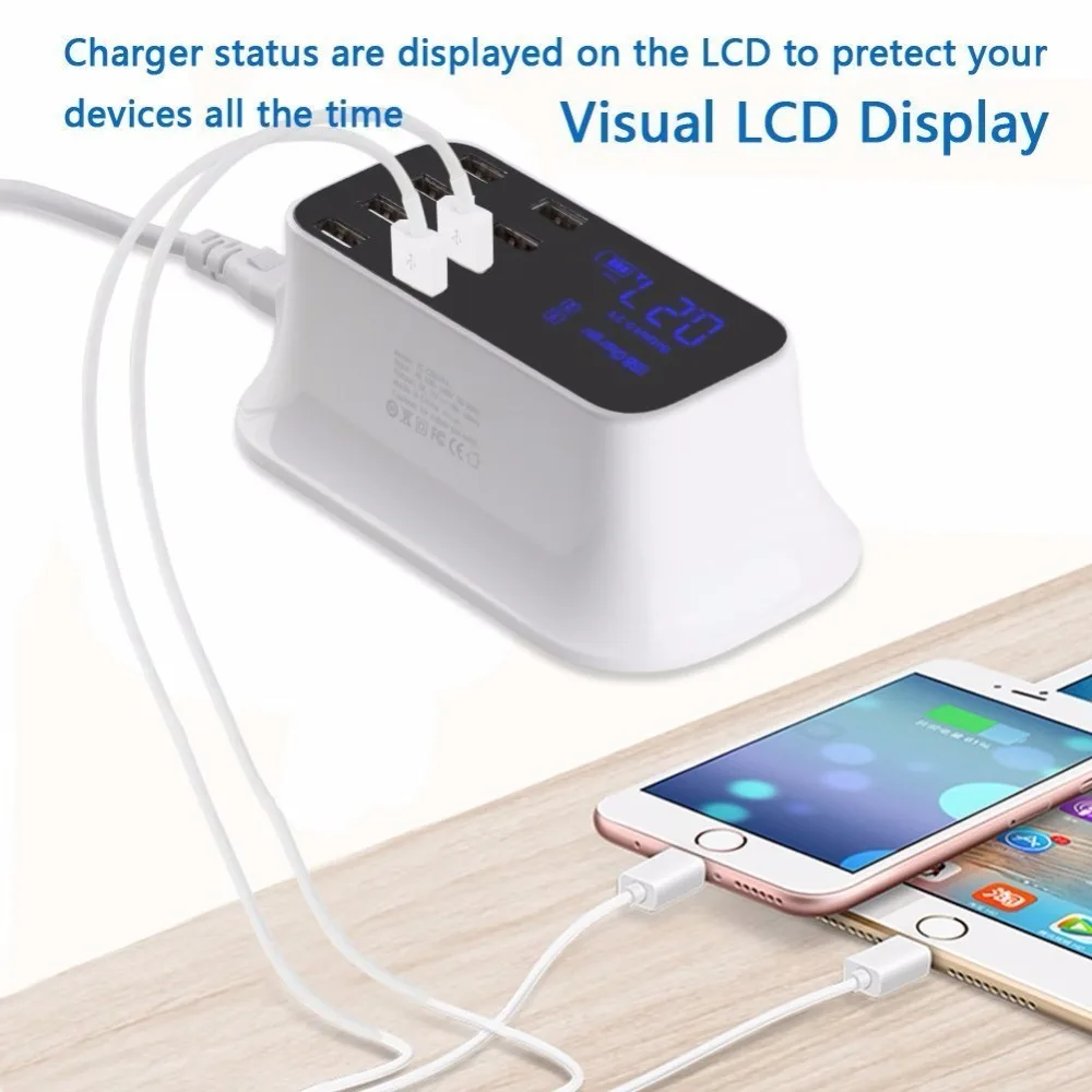 Для iphone samsung huawei Smart USB Зарядное устройство Тип C быструю зарядку Quick Charge 3 0