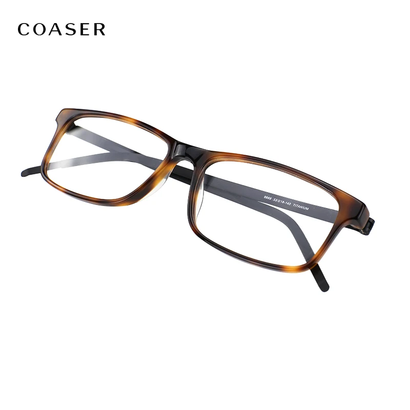 COASER винтажная оправа для очков мужские дизайнерские ацетатные оптические очки