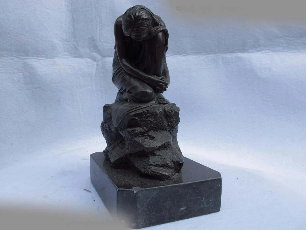 7 Западный медный бронзовый мраморный резной медитационный красивый