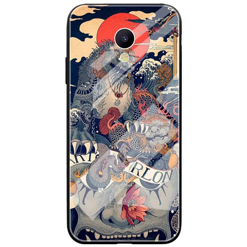 Роскошный силиконовый чехол с цветочным рисунком для Meizu V8 15 / 16 16th Plus задняя