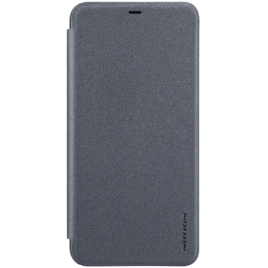 Grey Для Xiaomi mi A2 Lite чехол красный Redmi 6 Pro флип чехол Nillkin Sparkle серии PU кожаный чехол для Xiao mi красный mi 6 Pro сумки для телефонов - Цвет: Grey