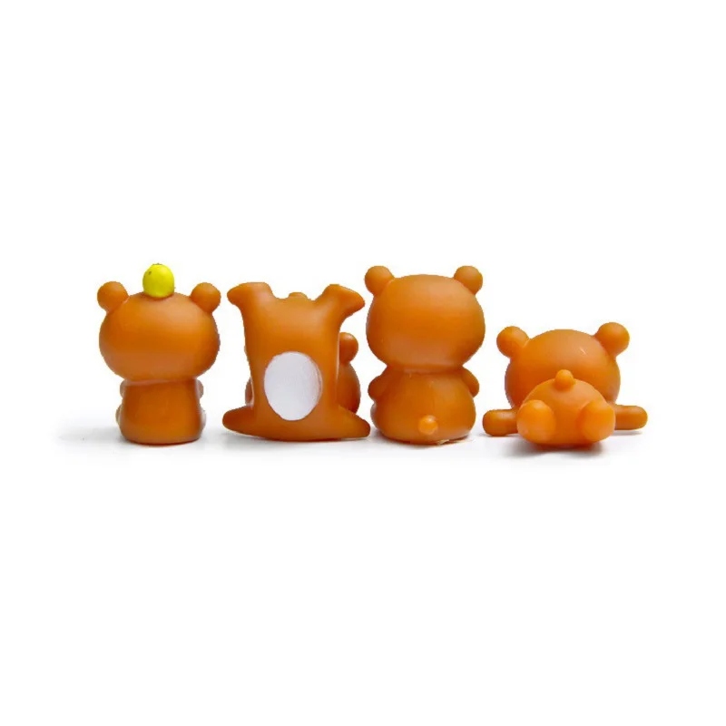 8 шт./лот PVC Фигурки Игрушки DIY японского Аниме Rilakkuma Медведь Коллекция Модель для