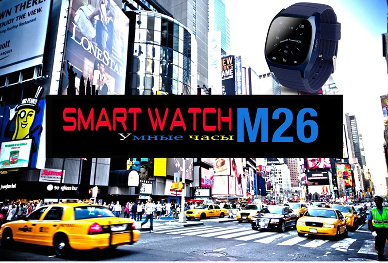 Inteligente носимые устройства SMS будильник для iPhone samsung HUAWEI M26 Bluetooth наручные светодиодный смарт-часы 2G GSM sim-карта камера