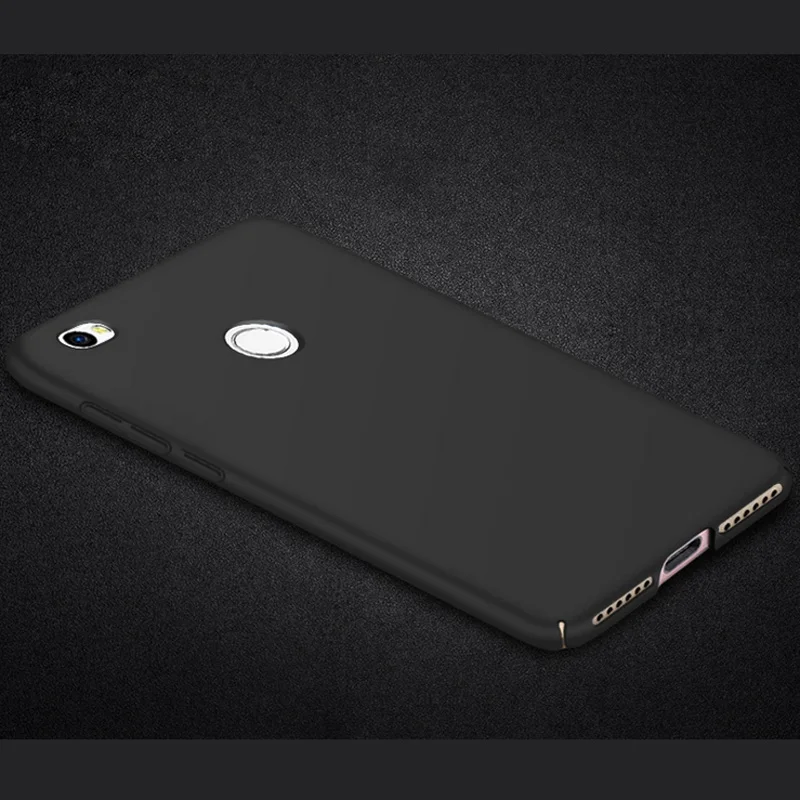 Крепление для спортивной камеры Xiao mi max 2 Чехол max2 матовый поликарбонатный чехол mi max 2 чехол MOFI Жесткий PC задняя крышка чехол с эффектом потертости; матовый чехол для костюма героев аниме «mi max 2 задняя крышка 6,44 - Цвет: black