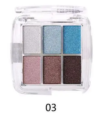 Хит 2015 Новинка Hong Kong COLORBOX 6 цветов Потрясающие очаровательные тени для век 7g
