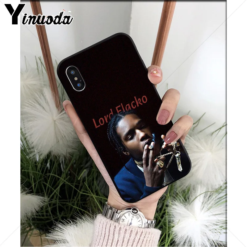 Yinuoda ASAP Rocky Rapper высококачественный чехол для телефона для iPhone 5 5Sx 6 7 7plus 8 8Plus X XS MAX XR
