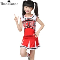 red children classs calisthenics suit girl school uniforms set kid girls student competition suit girl cheerleader suits