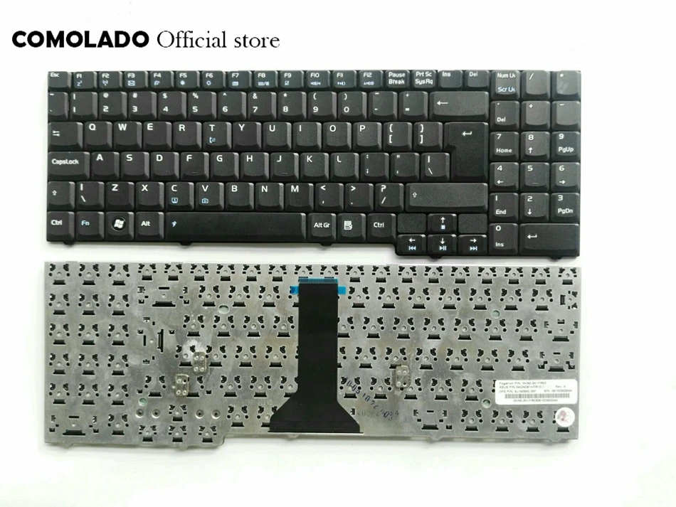 Клавиатура UI для ASUS M51T M51TA M51K M51 M51V M51E M51Q M51S M51A F7 F7E F7S F7Z черная