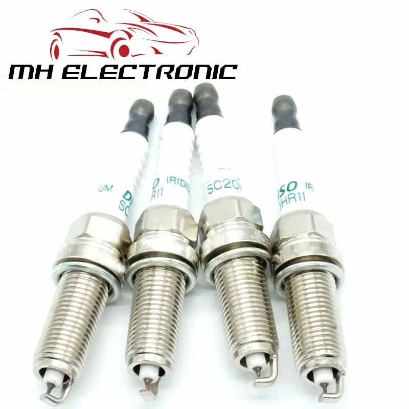MH ELECTRONIC 4 шт./лот Свеча зажигания SC20HR11 90919 01253 для Toyota IQ YARIS VITZ PASSO XD PORTE COROLLA MATRIX WISH AURIS