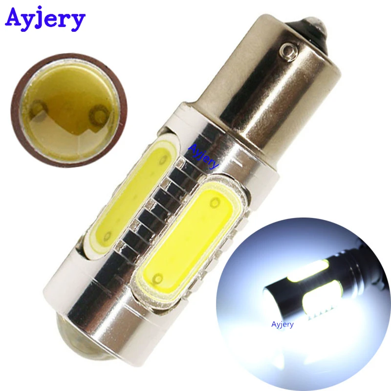

AYJERY 2 шт. 1156 S25 BA15S P21W 1157 BAY15D COB 7,5 W 12V светодиодный автомобильный фонарь автомобильные лампы Белый Сигнал поворота 650Lm автомобильный Стайлинг
