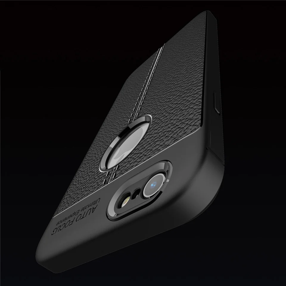 Роскошный чехол Rosany для iphone 8 из зернистой кожи резиновый силиконовый SE 5 5S 6 6s 7 Plus