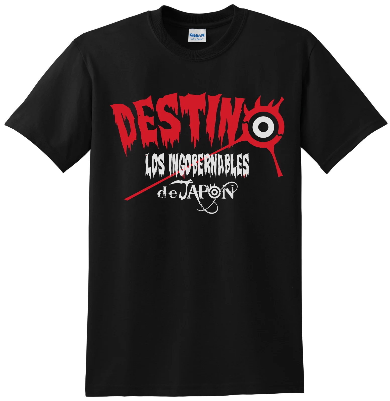 LOS INGOBERNABLES DESTINO футболка AAA CMLL BULLET CLUB Lucha Libre Мужская с короткими рукавами хлопок