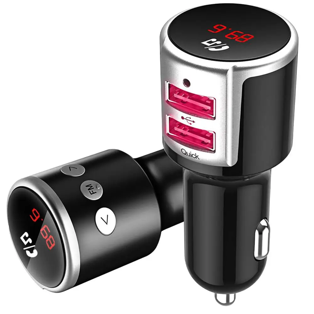 Автомобильный USB Quick Charge 3 0 Мобильный телефон Зарядное устройство 2 Dual Порты и