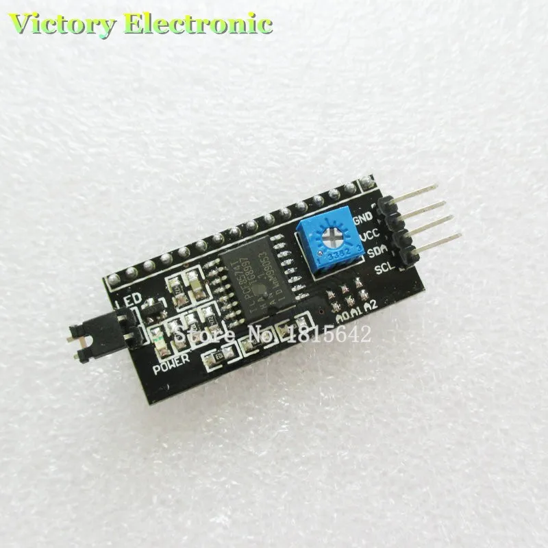 Новинка IIC/I2C/интерфейс LCD 1602 1602A 2004 плата адаптера ЖК дисплея оптовая продажа