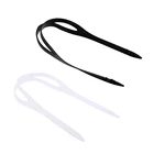 Универсальные плавательные очки, 2 шт., черные + прозрачные силиконовые ремешки на голову, запасные части, Набор принадлежностей