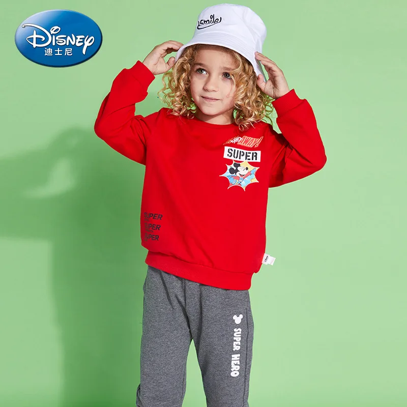 Новинка 2021 оригинальные костюмы для маленьких мальчиков Disney Толстовка с длинным