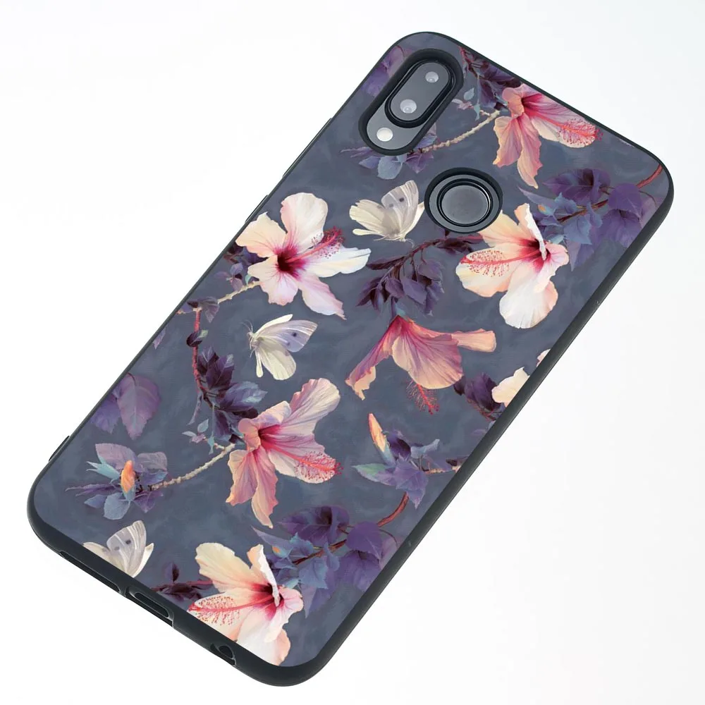 Filecase Phone Cover For Huawei P30 Lite Pro Case Soft TPU Silicone Covers Shell Nova 4e 4 e Flowers Funda |