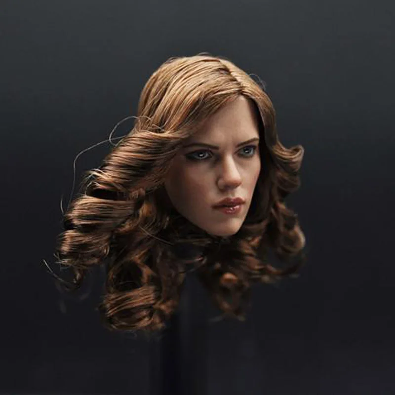 Mnotht 1/6 весы Scarlett Джонсон головы вырезать модель Phicen Черная Вдова 5 0 женский