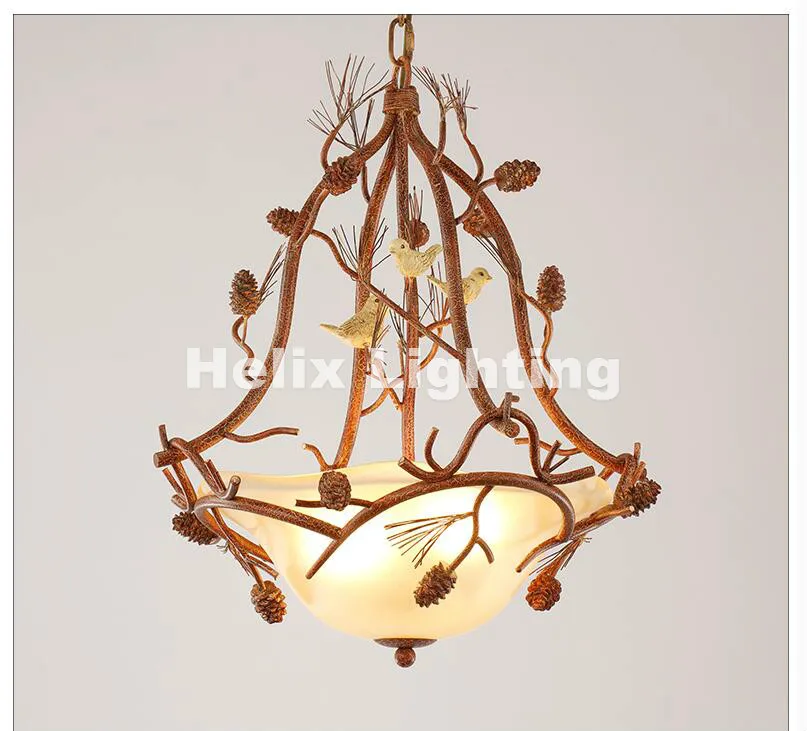 Nordic Винтаж Книги по искусству творческий лампа птица Лампы для мотоциклов