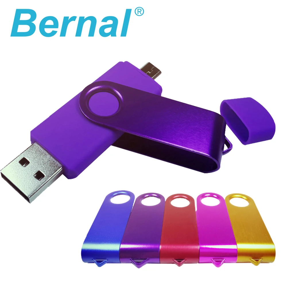 Usb флеш накопитель Bernal OTG смартфон с цветным поворотным диск 2 0 4 ГБ 8 16 32 64 ГБ|disk