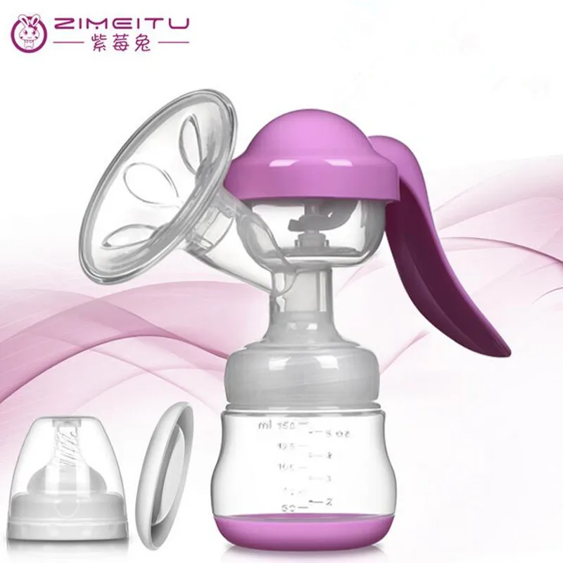 Молокоотсос ZIMEITU 150 мл полипропиленовый ручной молокоотсос для беременных женщин