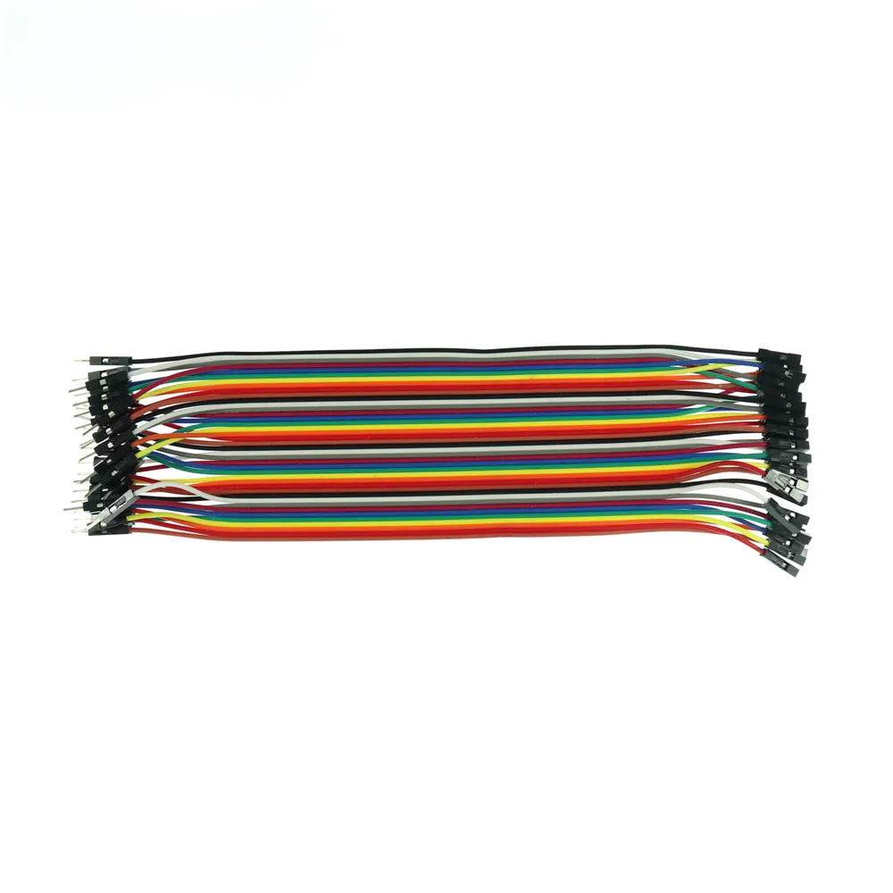 Кабель Dupont 40 шт. в ряд 20 см 2 54 мм 1pin 1p-1p перемычка Мама-папа | Электроника