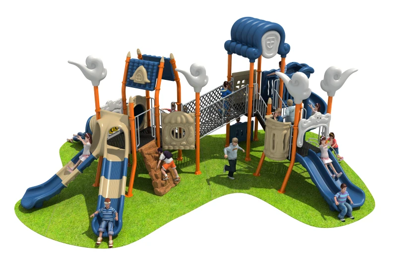 Playground Park plastic slide Promotional Environmental Friendly Children Toys Funny Outdoor Slides YLW-OUT180328 |