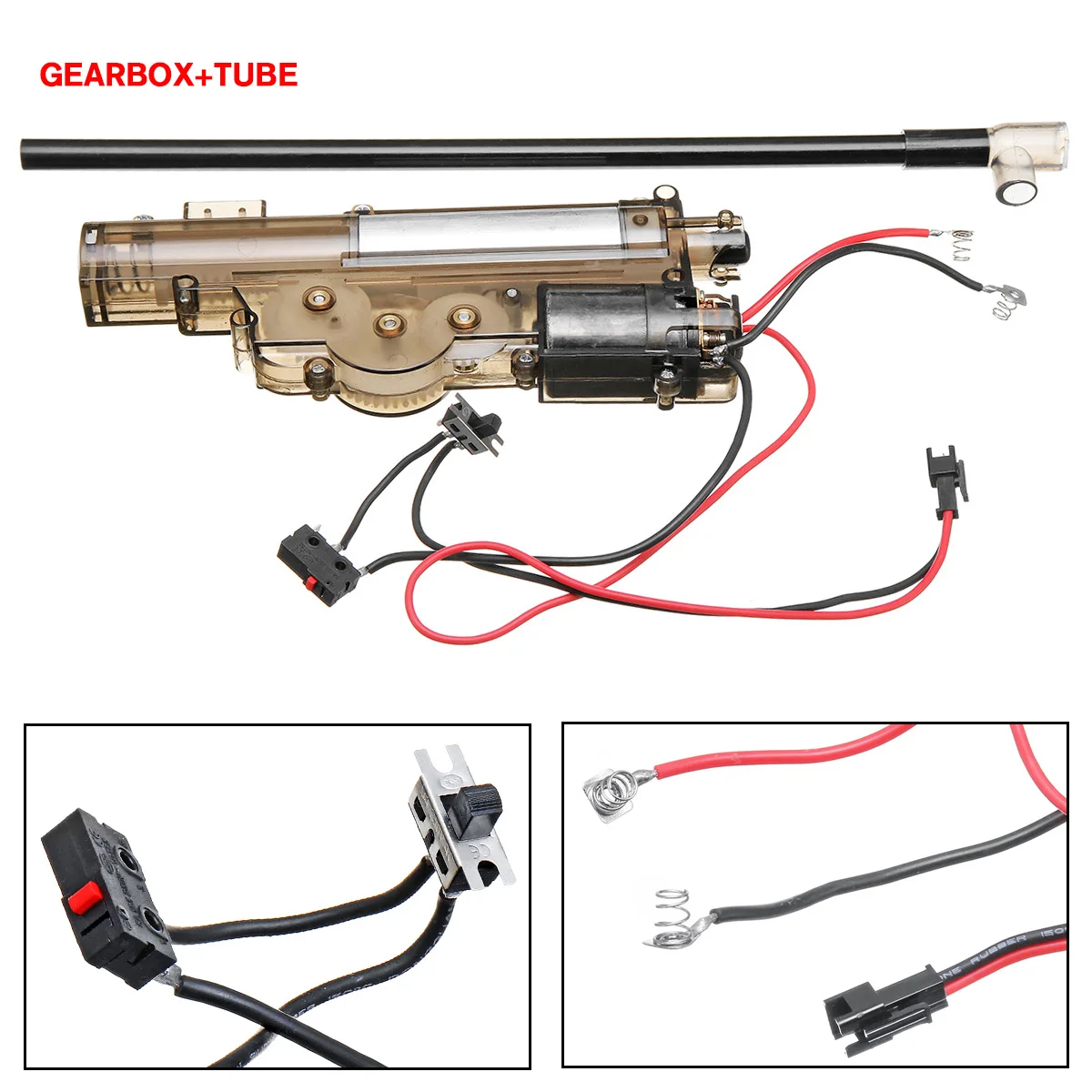 Для Gearboxs Magzine материал нейлон для Bingfeng P90 водная игра гелевые шарики бластеры игрушечные пистолеты запасные аксессуары - Цвет: Серый