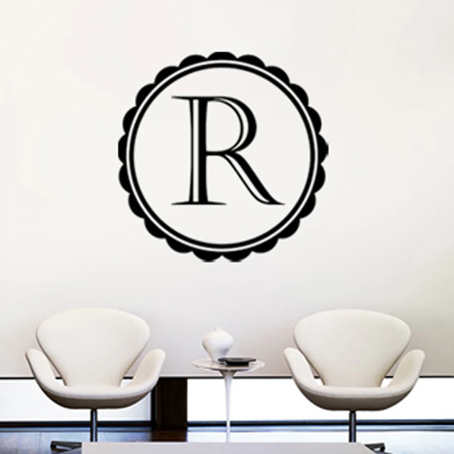 Наклейки на стену с буквенным принтом знак наклейка украшение для гостиной