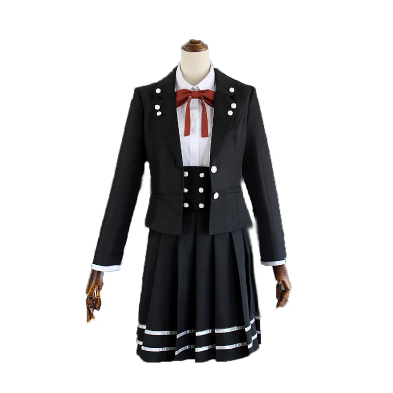 female Danganronpa V3 Shirogane Tsumugi косплей костюм японская игра униформа костюм наряд Одежда - Цвет: female