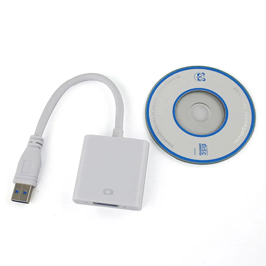 Высококачественный внешний кабель адаптер USB 3 0 на VGA для Win 7/8| |
