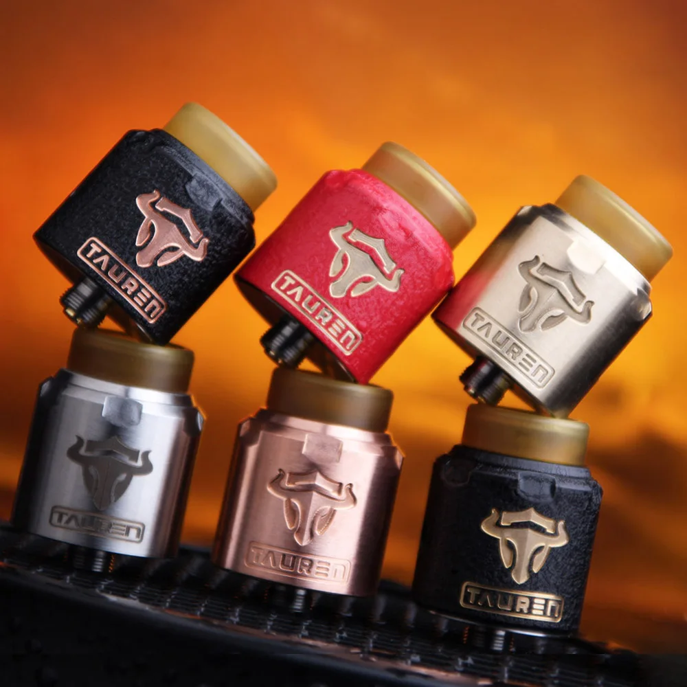 THC Tauren (Solo) RDA обслуживаемый капельный атомайзер диаметром 24 мм с 28