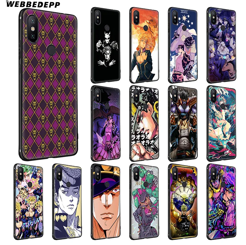 WEBBEDEPP JoJo's Bizarre Anime Soft Silicone Case for Xiaomi Redmi Note 7 6 6A 5 4 4X 4A S2 Plus Pro Lite Go |