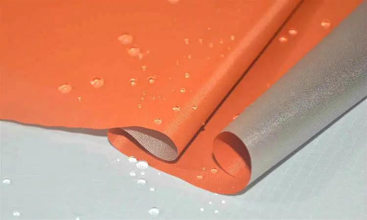 147 см 210D Coted silver ПВХ ткань Оксфорд водонепроницаемый солнцезащитный блок Ультрафиолетовый тент ткань DIY навес покрытие ткань 120 г/метр