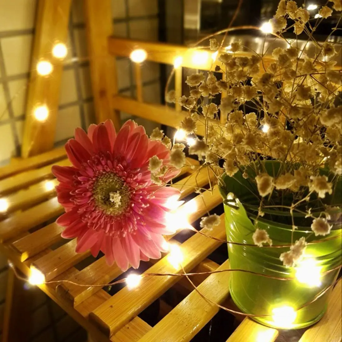 СВЕТОДИОДНЫЕ гирлянды 10 м 100led 5 В USB силовой контроллер outdoorWarm белый медный провод Рождественский фестиваль свадебные украшения