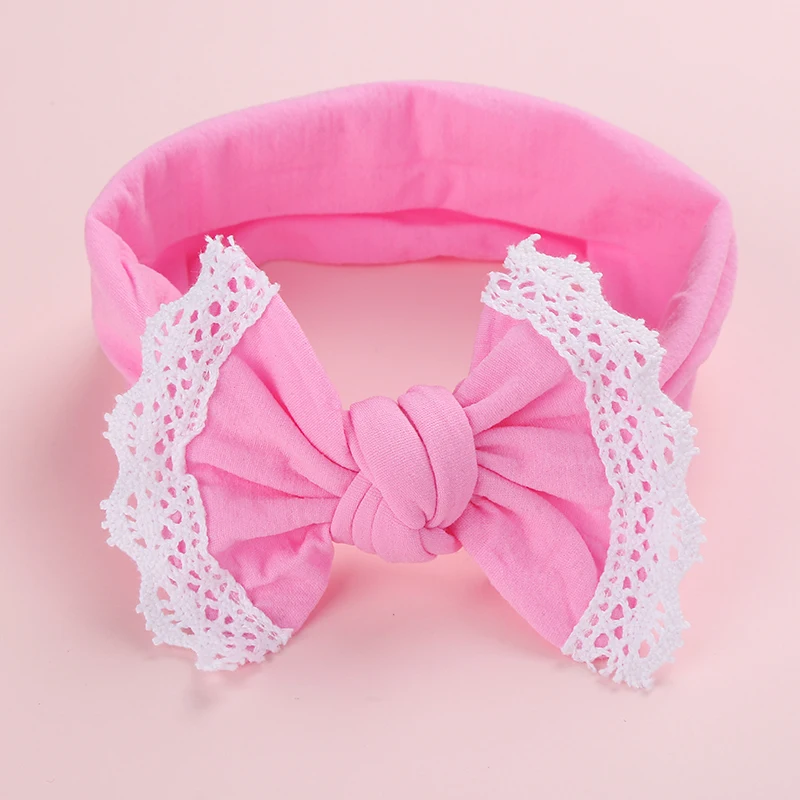 1 шт. высококачественные нейлоновые повязки для волос с кружевной отделкой