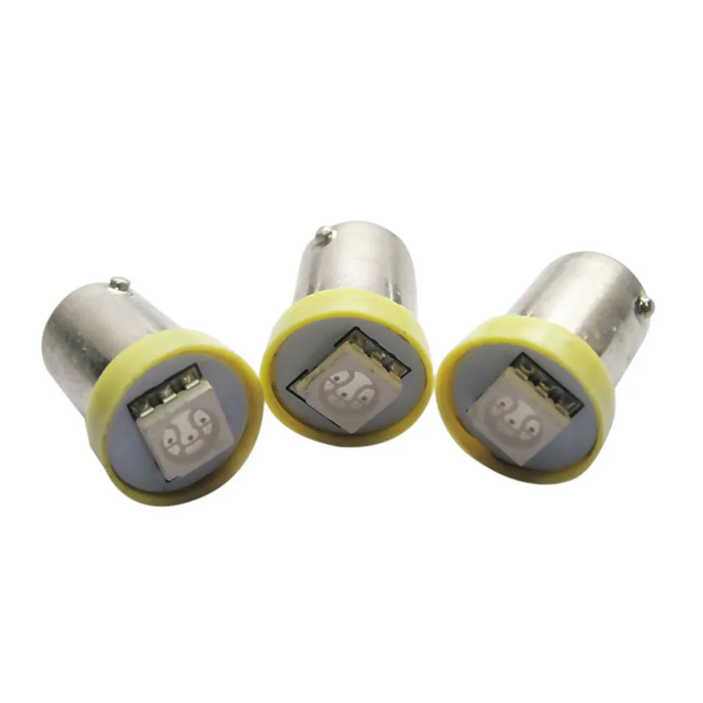100 шт. # Ba9s #44 #47 Bayonet AC 6 в/6 3 В 1206 1SMD 5050 Светодиодная лампа для гамапахисветильник без