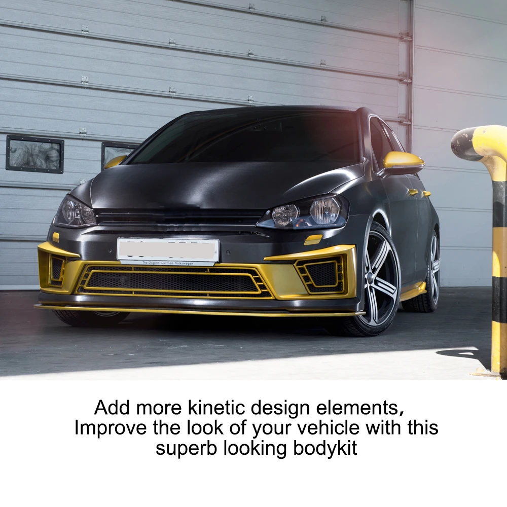 Наборы для бампера кузова автомобиля с выхлопной системой Volkswagen VW Golf 7 MK7 Standard 14-17