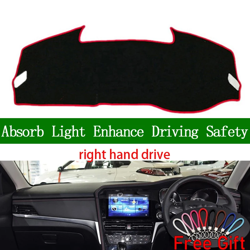 

For Venucia T70 2018 2019 Right Hand Drive Dashboard Cover Car Stickers Sun Shade Dash Mat Carpet Interior Accessories