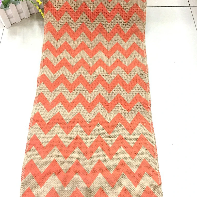 Винтажные рождественские искусственные джутовые скатерти 30 см x 275 современные