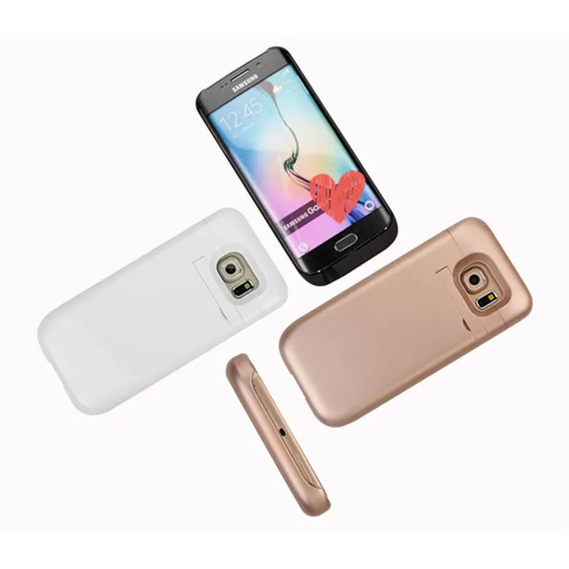 Для Samsung S6 Случае Мощность 4700 мАч Внешнее Зарядное Устройство Батареи чехол Galaxy